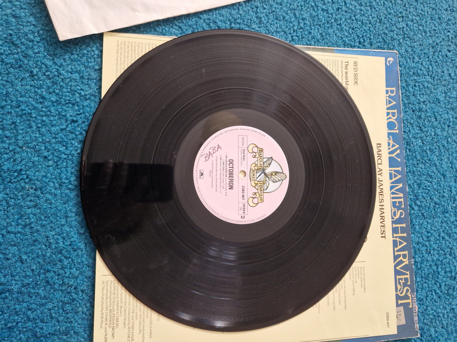 Dischi in vinile: LP Barclay James Harvest "Octoberon" – Usato da Aefligen venduto da Akoni 4
