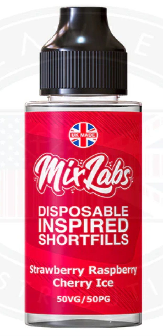 Altri Prodotti per fumatori: Mix Labs-Strawberry,Raspberry Cherry Ice-50/50 - 100ml – Nuovo e nell'imballaggio originale da Neerach venduto da majomomo