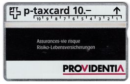 PROVIDENTIA (2. Auflage) - seltene Firmen Taxcard
