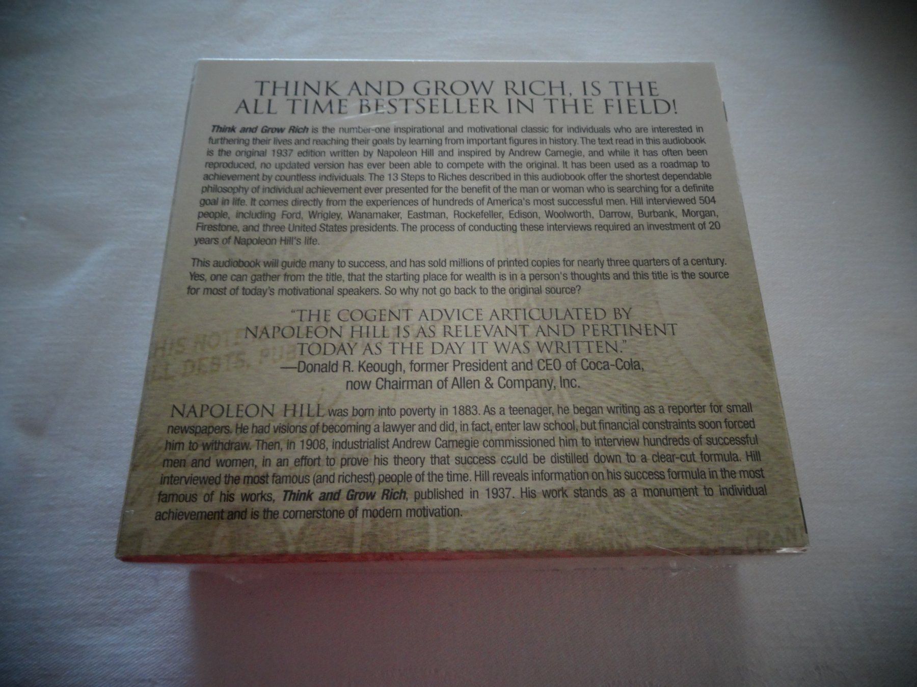 CD: CD Think and Grow Rich – Nuovo e nell'imballaggio originale da Neerach venduto da jenny062 1