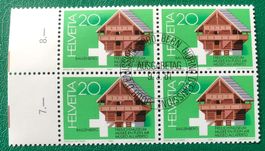 4 er Block Nr. 649 mit ETStempel Bern  