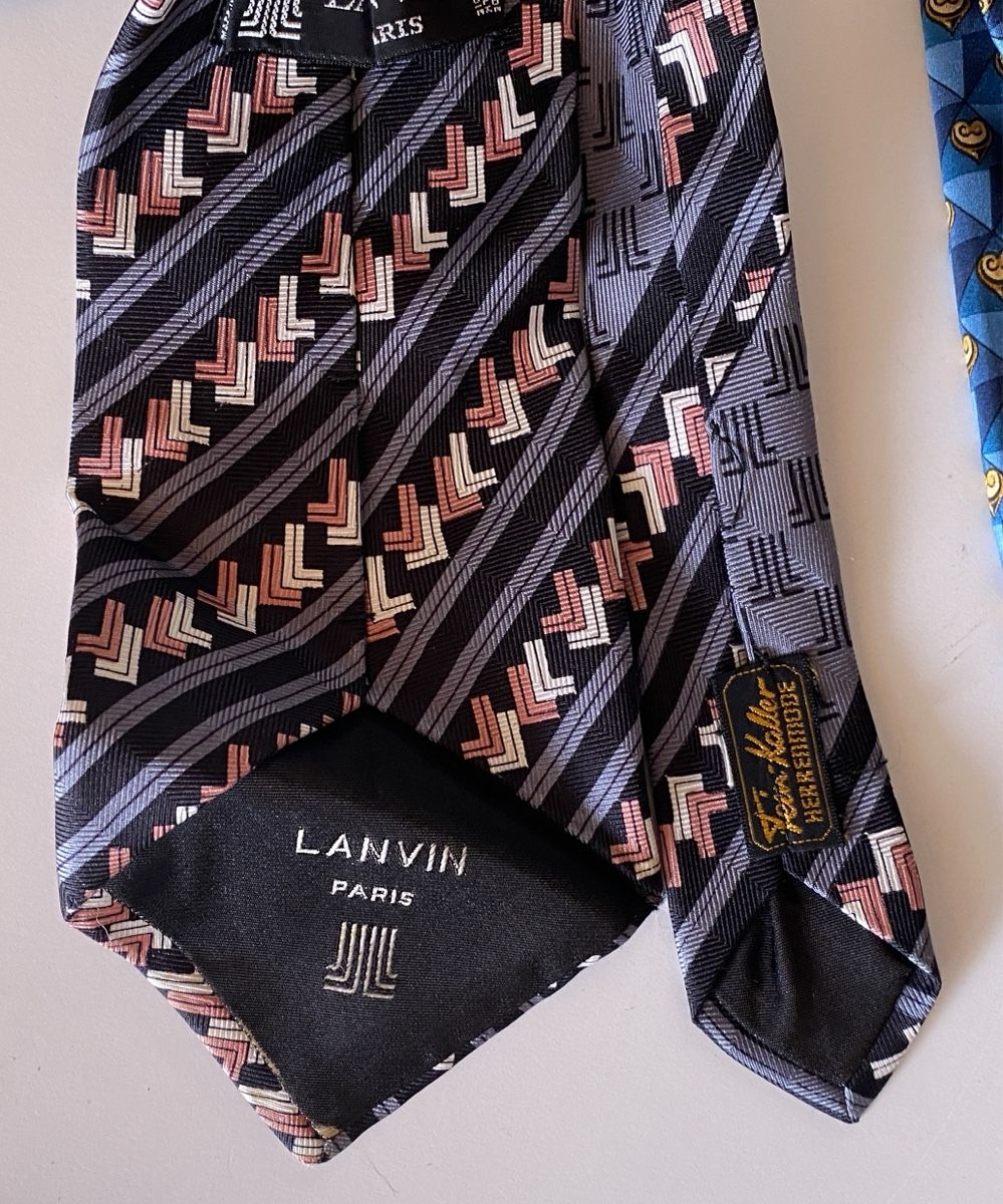 Cravates: 3 Krawatten Lanvin & Hermes – D'occasion à Sarnen par Paris99 1