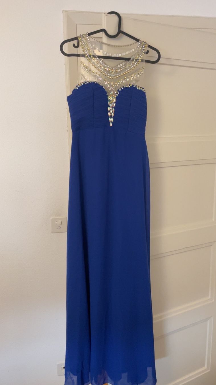 Vestiti: Elegantes Abendkleid mit Strass blau Gr. S – Nuovo (secondo la descrizione) da Münchenstein venduto da nel_57mj