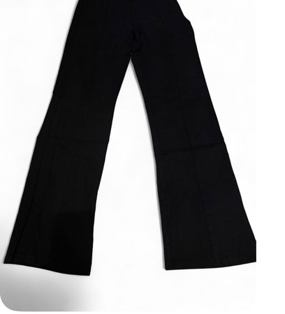 Schwarze Schlaghose Damen in Schwarz
