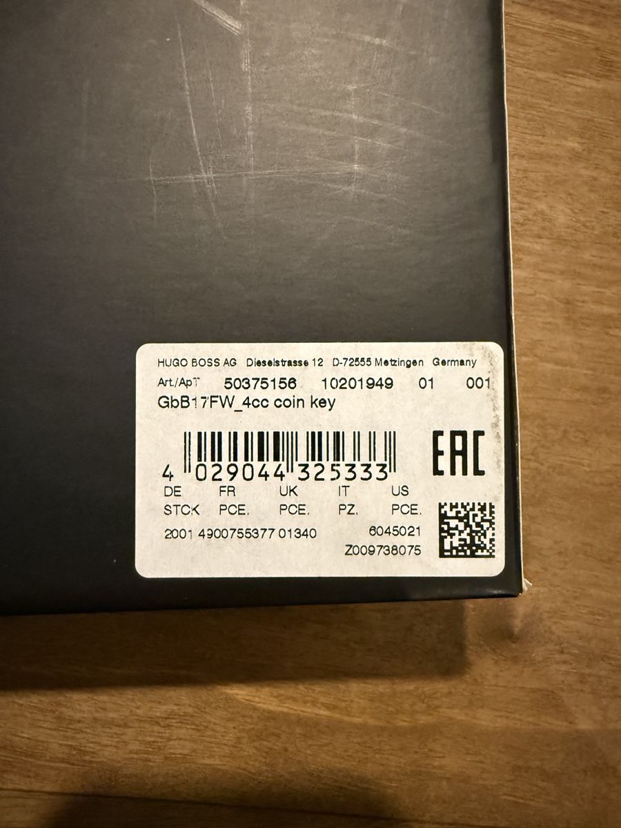 Hugo Boss Portafogli: Coffret - Hugo Boss – Nuovo (secondo la descrizione) da Moutier venduto da Sparrow2002 3