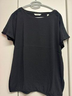 TCHIBO T-Shirt Bluse schwarz 40/42