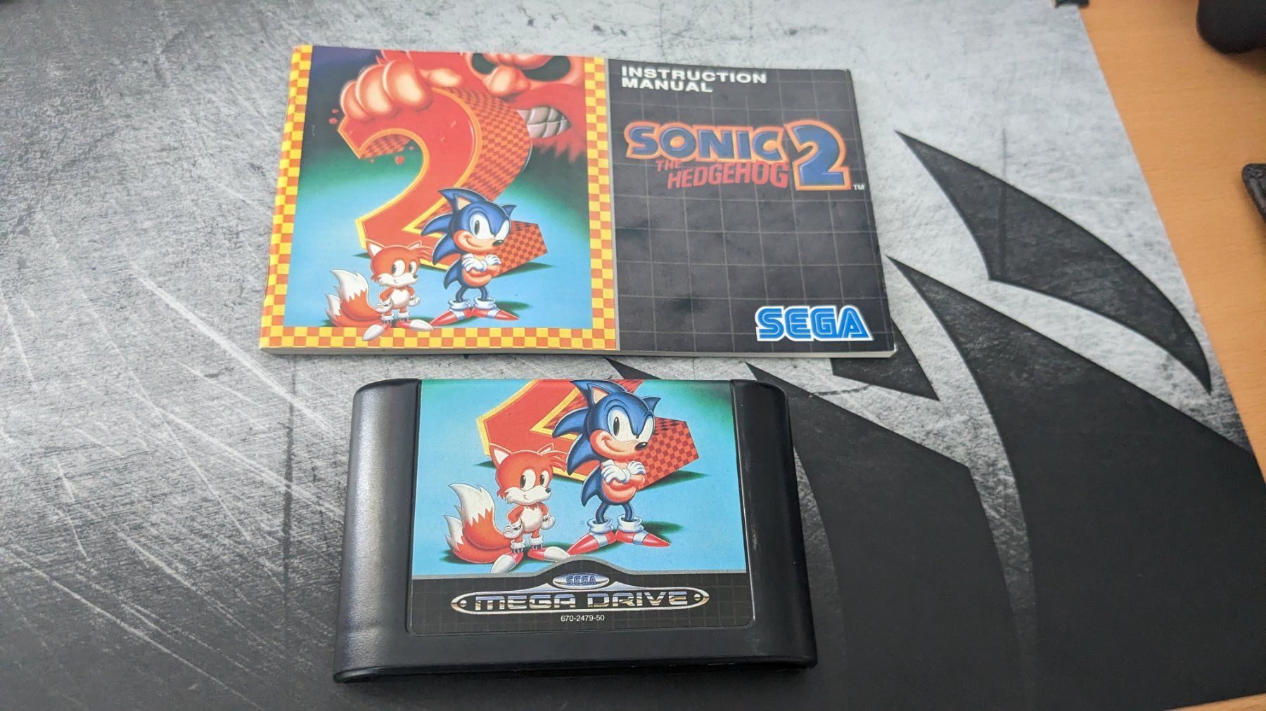 Sonic The Hedgehog 2 Game + Anleitung Rare Sega Mega Drive (Gebraucht ...