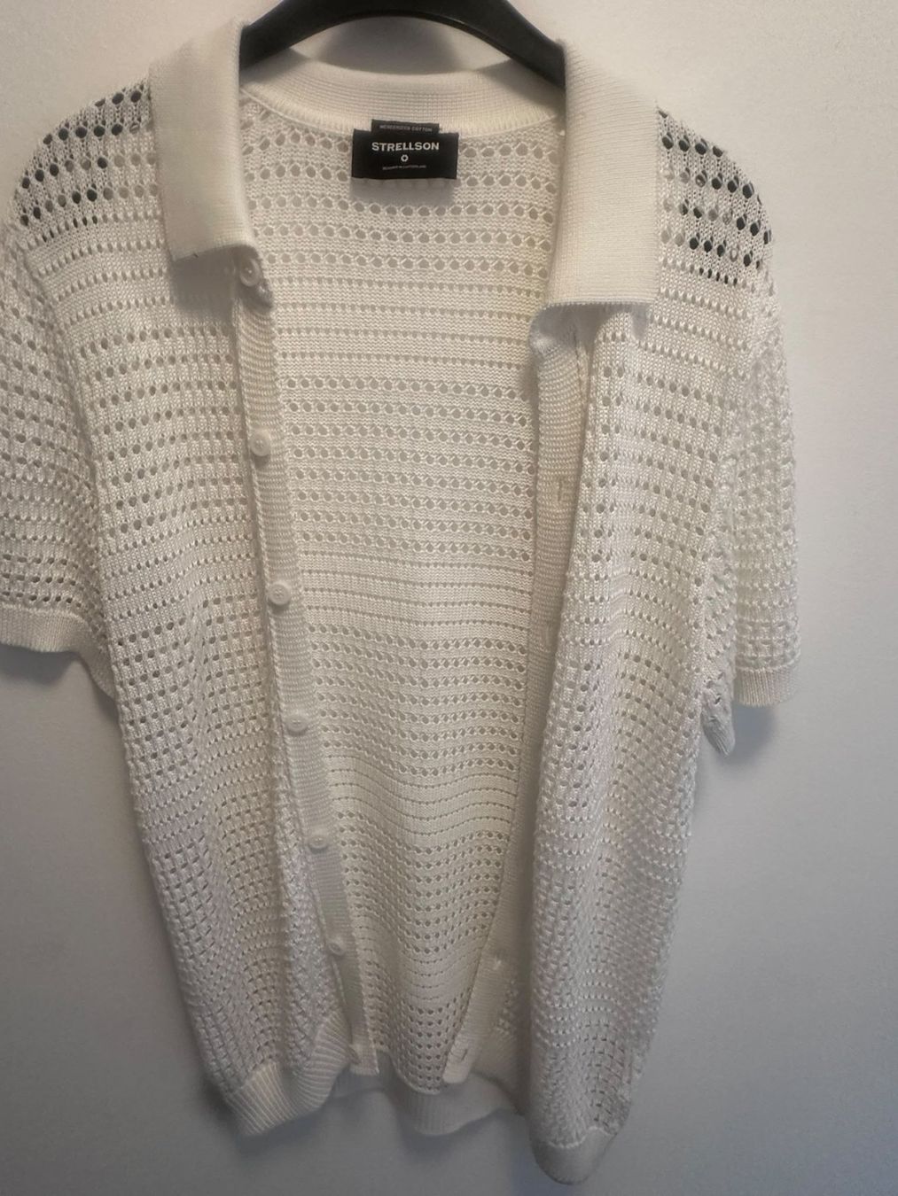 Strellson Camicie: Strellson Polohemd weiss NP: 129.- Gr. M – Nuovo (secondo la descrizione) da Basel venduto da san_2jbt
