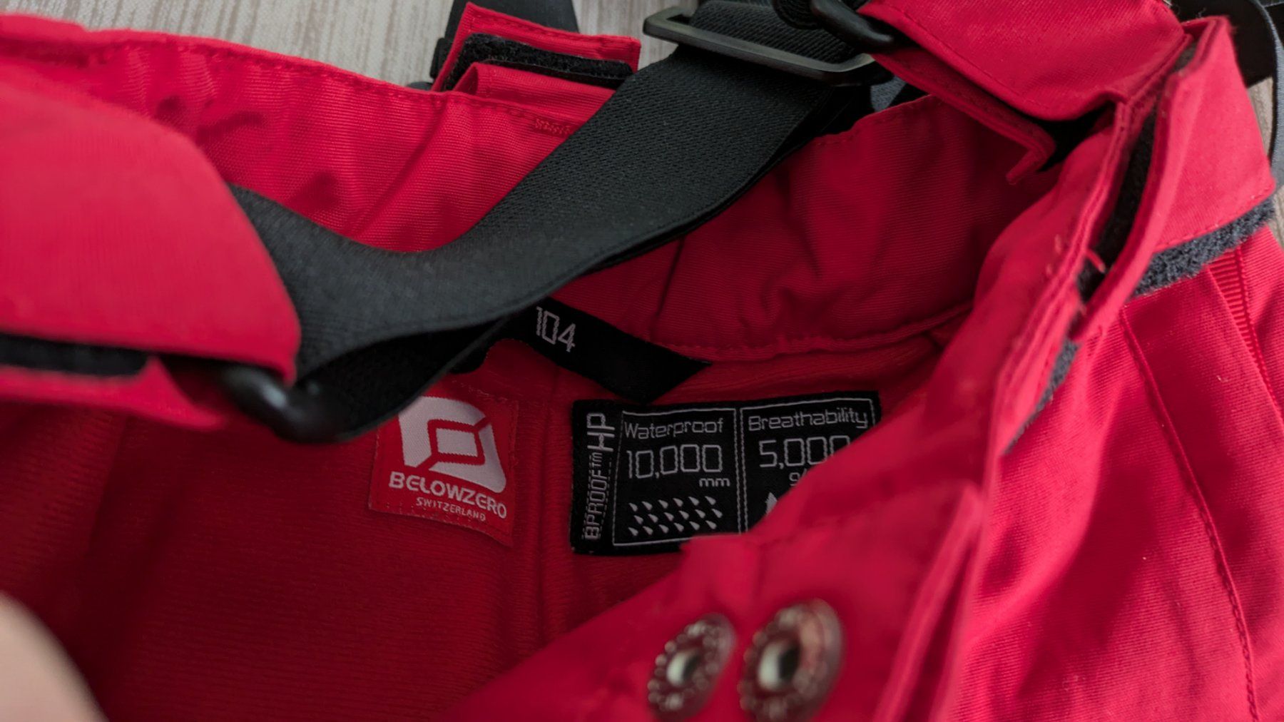 Pantaloni: Belowzero Skihose - rot- 104 – Usato da Staufen venduto da Fleby84 3