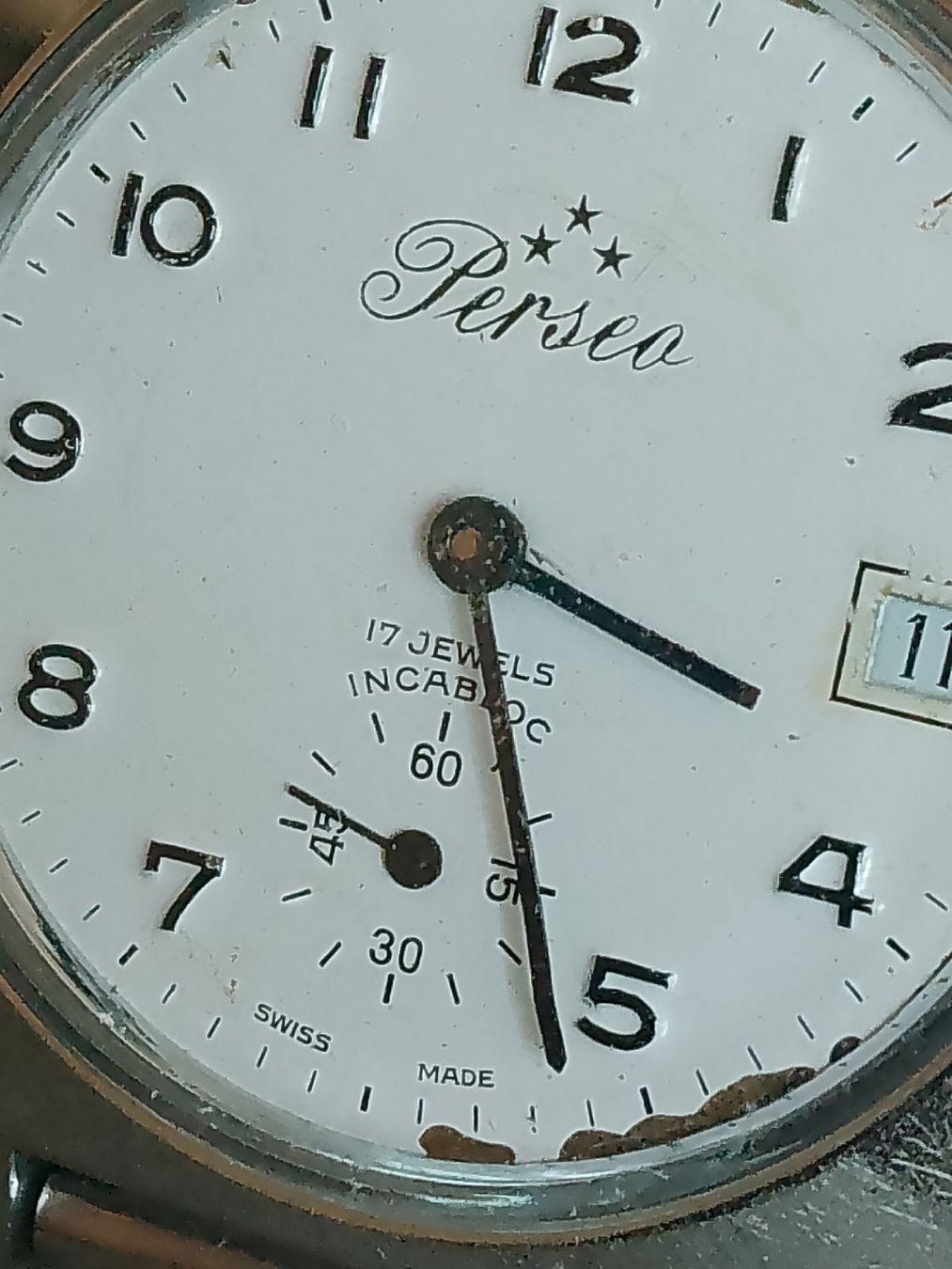 Swiss Orologi: Perseo Handaufzug 36mm läuft  – Usato da Agno venduto da sam2608 5