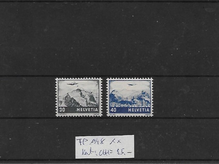 Tous les timbres: FP 1948 ** Kat: CHF 95.- – Neuf (Voir description) à Basel par Ilp