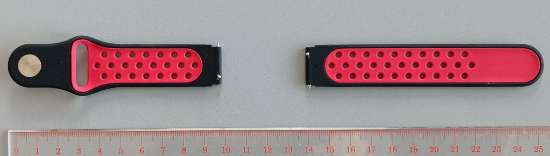 Bracciali & Braccialetti: Nr168 Silikon Uhrenband 18mm – Nuovo (secondo la descrizione) da Teufen ZH venduto da bee50two 1