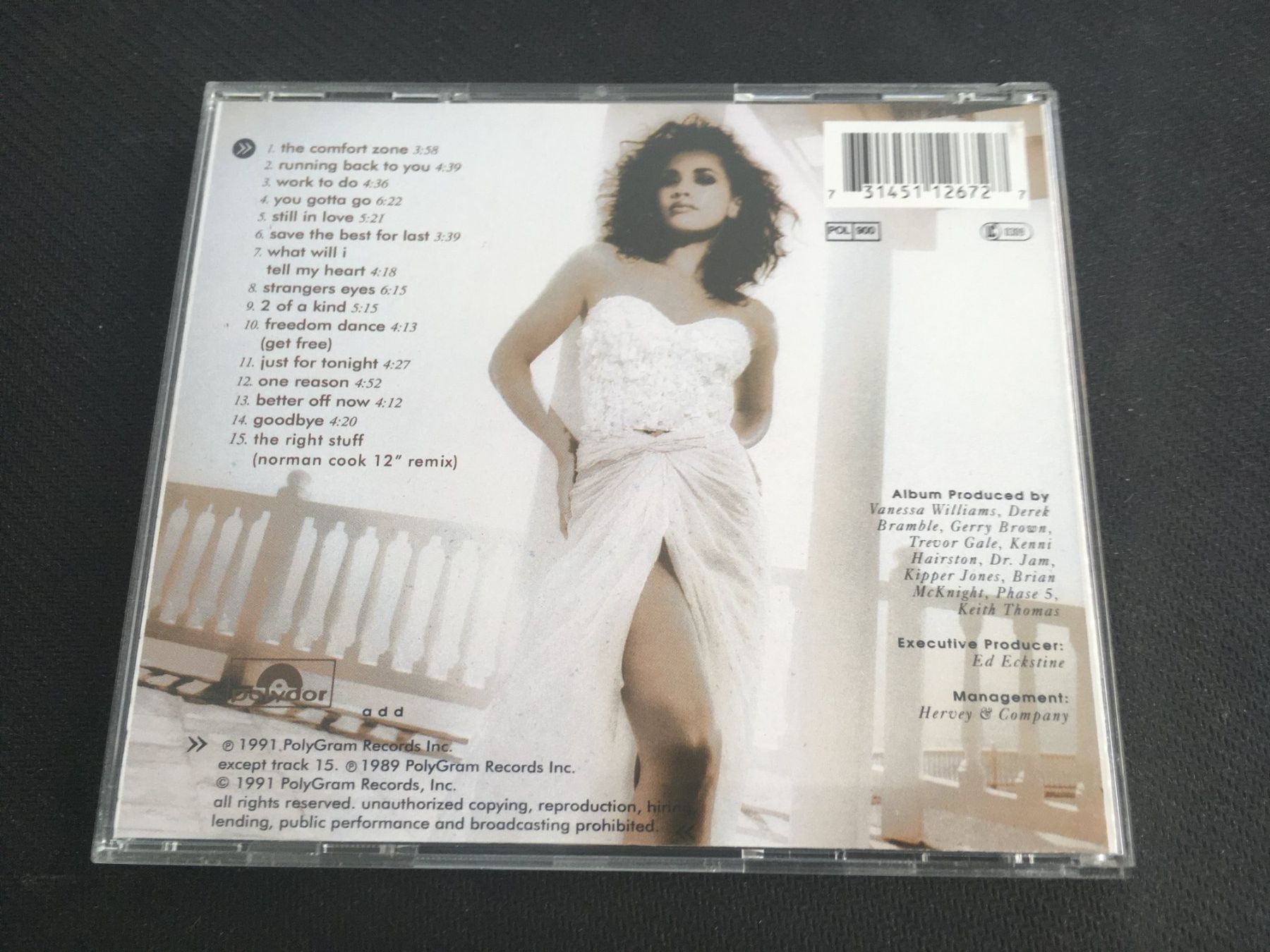 CD: Vanessa Williams - The Comfort Zone -CD- – Usato da St.Gallen venduto da MedienJoe 2