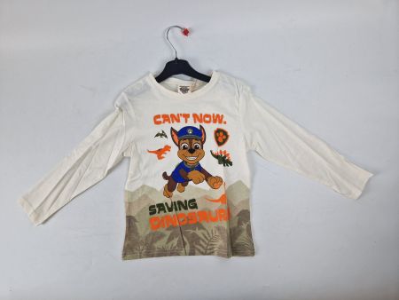 Paw Patrol Chase weiss Sweatshirt  für 5 jährige