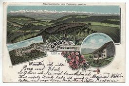 LITHO Gruss aus PASSWANG 1901 Wirtschaft zum Ober Passwang