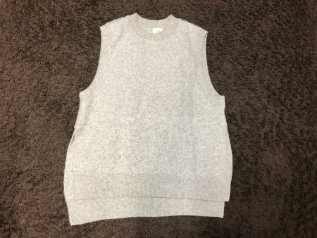Ärmelloser Strickpullunder Gr S