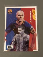 Fussball Karte A. Iniesta Topps 2024 First Goal guter Zustan