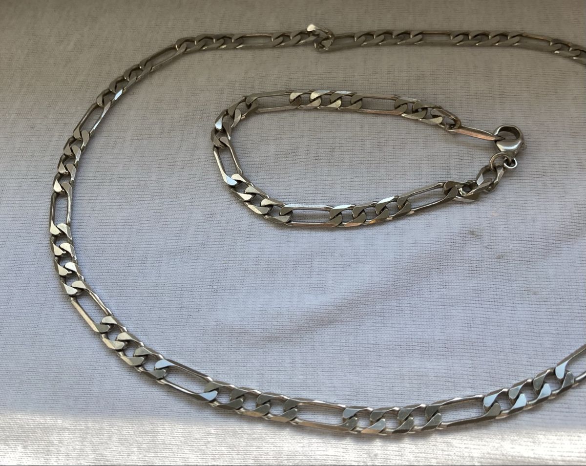 Ketten: Gliederhalskette + Armband – Gebraucht aus Niederdorf von Anderlemon 1