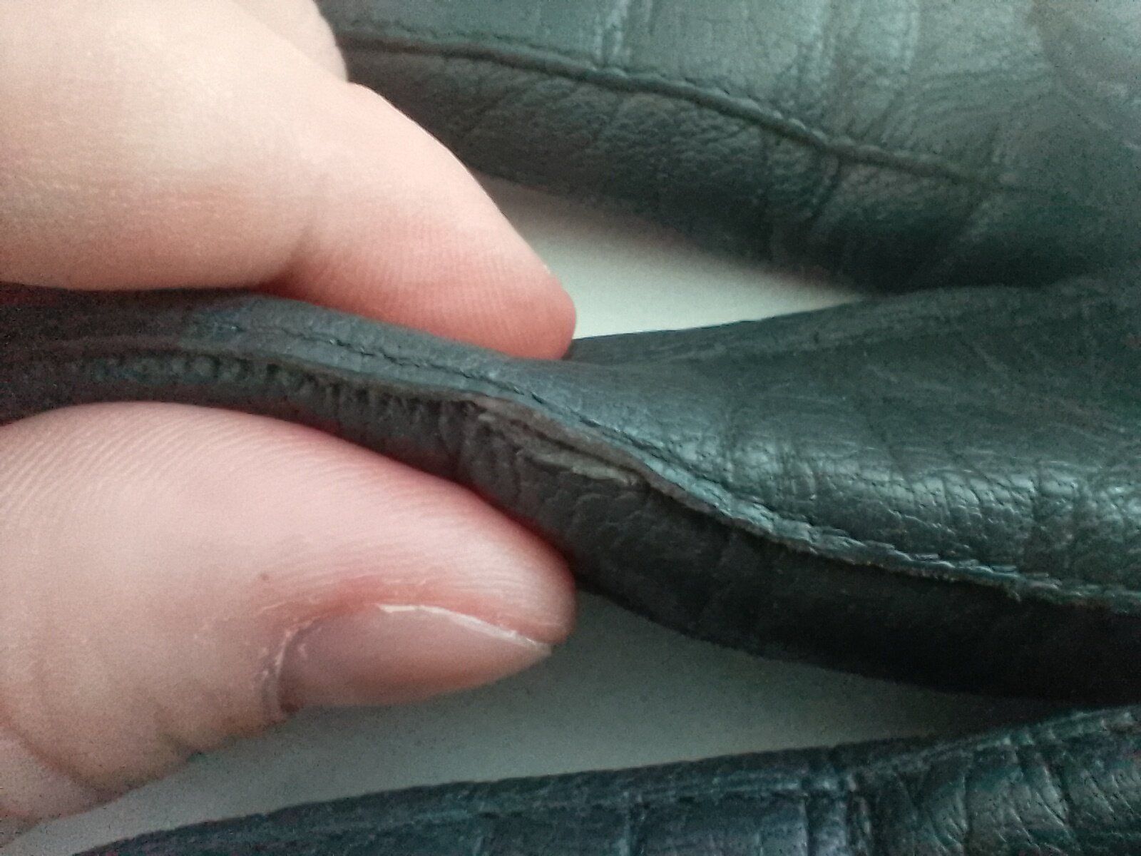 Guanti & manicotti: Lederhandschuhe XS Anthrazit mit Fleece Futter – Usato da St. Gallen venduto da RichiK. 5