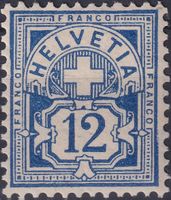 1906: Ziffermuster: Nr.84 ** postfrisch, Kat: 30.-