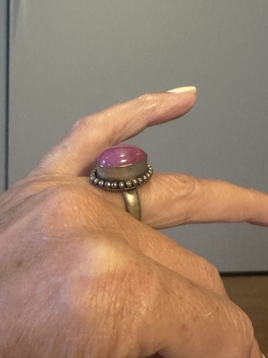 Anelli: Ring Stein pink Gr. 54 – Usato da Diepoldsau venduto da Soleil0425 3