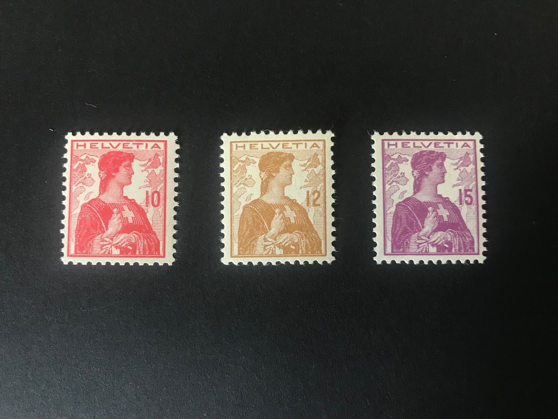 Alle Briefmarken: 1907, Helvetia Brustbild II  ** – Neu (gemäss Beschreibung) aus stäfa von brandy66