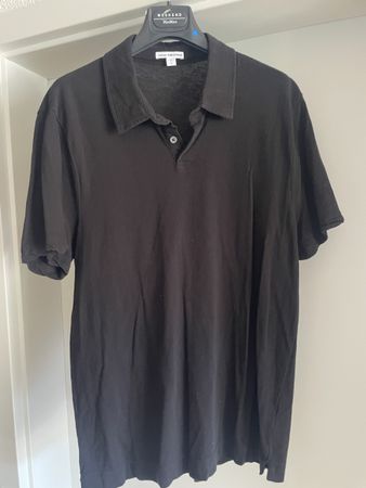 Polo homme JAMES PERSE noir taille 2 (M) bon état