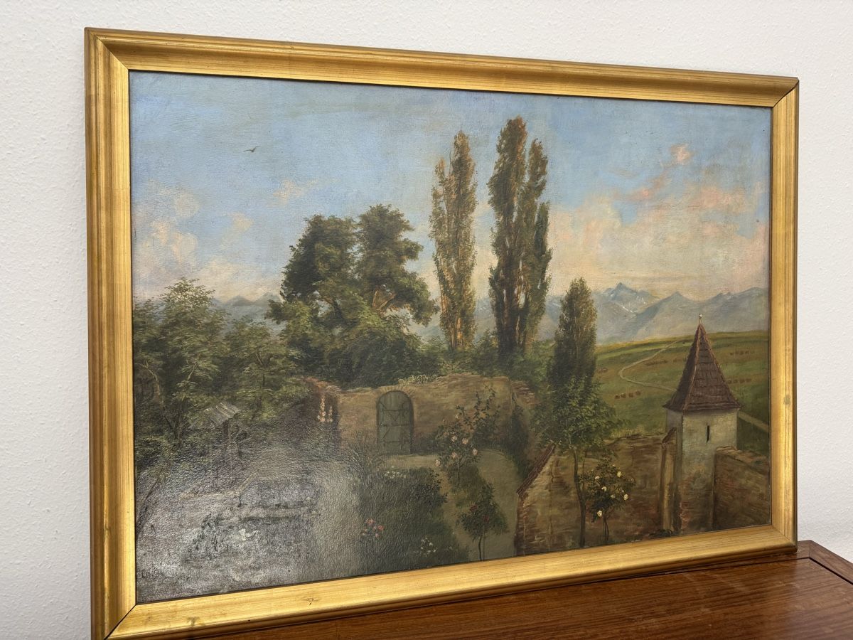 Dipinti: Ölgemälde Mathilde Berner-Roth, 101cm x 70cm – Usato da Bern venduto da tetraodonnie 8