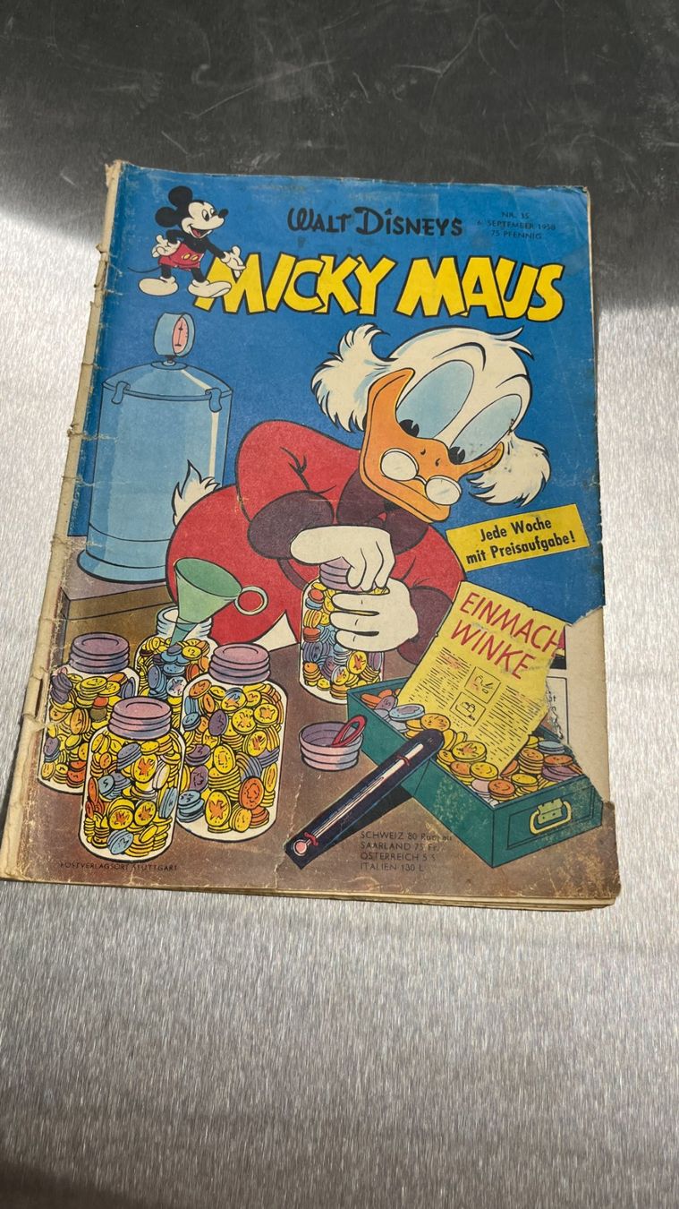 Comics: Micky Maus Heft Nr. 35, 6. September 1958 – Gebraucht aus Bern von daskannweg