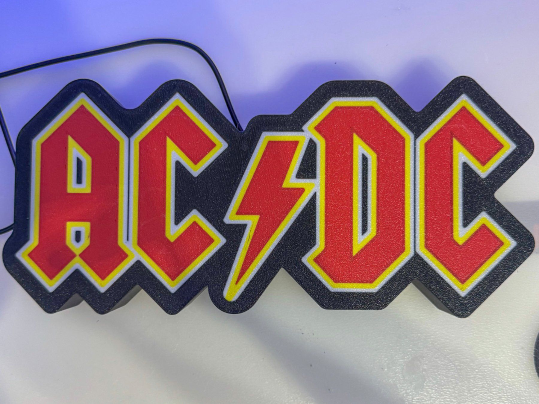 Lampen: Light Box / Logo Lumineux ACDC - USB – Neu und originalverpackt aus Yvorne von Bocchino_1291 1