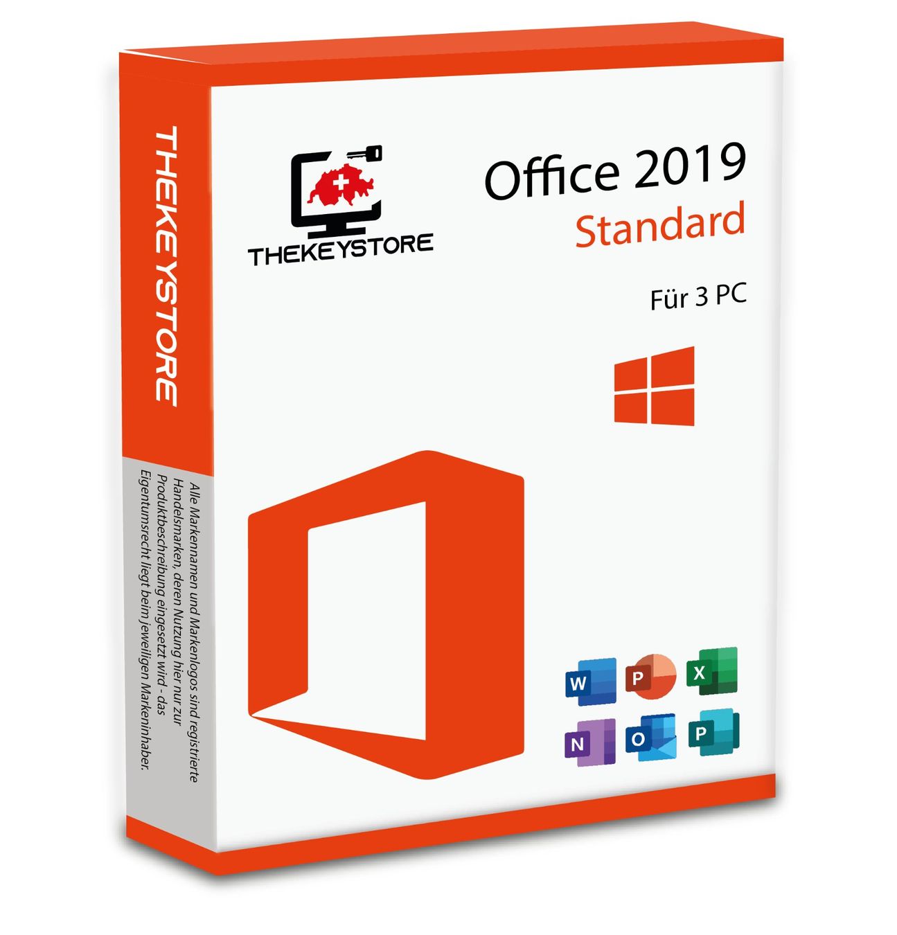 Microsoft Applications: Office 2019 Standard - 3 PC's – D'occasion à Luzern par TheKeyStore