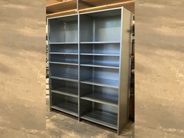 gebr. Unima Metallregal verzinkt ca.204 x 63 x 250cm (B,T,H)