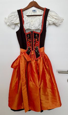 Orig. Rose Dirndl - Gr. 34