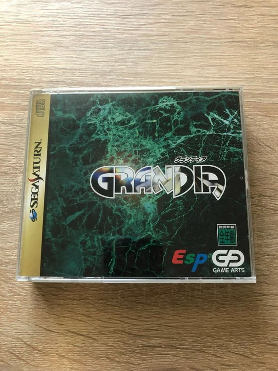 Jeu Vidéo Grandia Pour Sega Saturn - Version Japonaise, Bon état, MMORPG Rétro