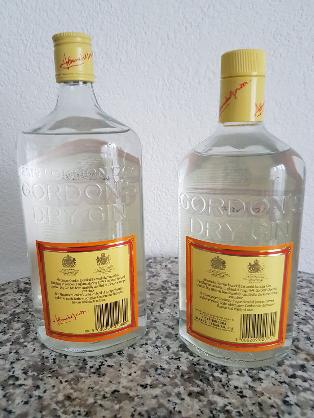 Bevande alcoliche: Gordon's DRY GIN 1L + 0.75L – Usato da Wallisellen venduto da Swissline11 1