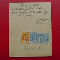 1890, GANTSTEIGERUNGS-PUBLIKATION, Stempelmarken von BERN!