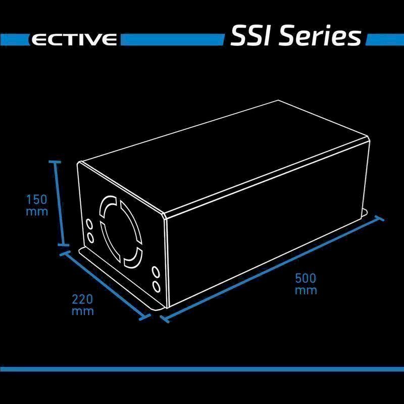 Stromerzeugung: ECTIVE SSI 20 2000W/12V Wechselrichter – Neu und originalverpackt aus Bottighofen von zaap 6