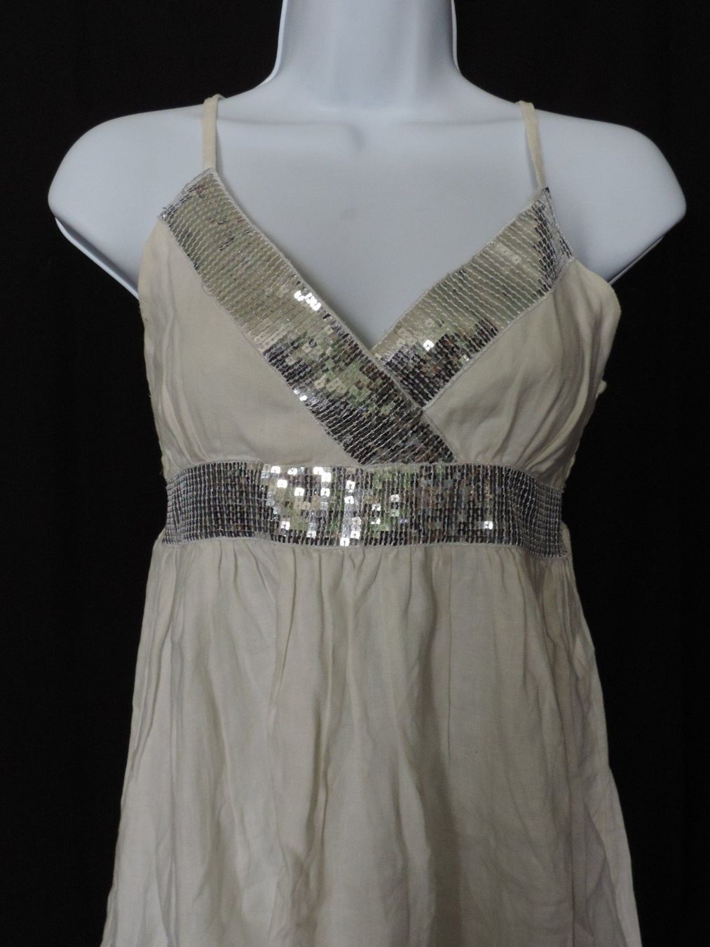 Kleider: robe blanche avec strass – Gebraucht aus Genève von Axelle333 3