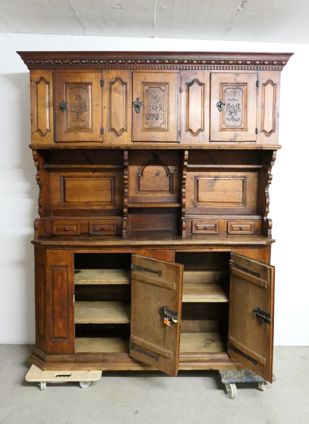Credenze: Antikes kleines Holzbuffet 1781 Buffet Küchenbuffet – Usato da Luzern venduto da altwarenhandel 4