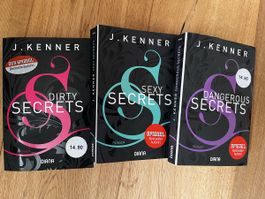 J. Kenner Secrets Trilogie 3 Bücher Roman sehr gut