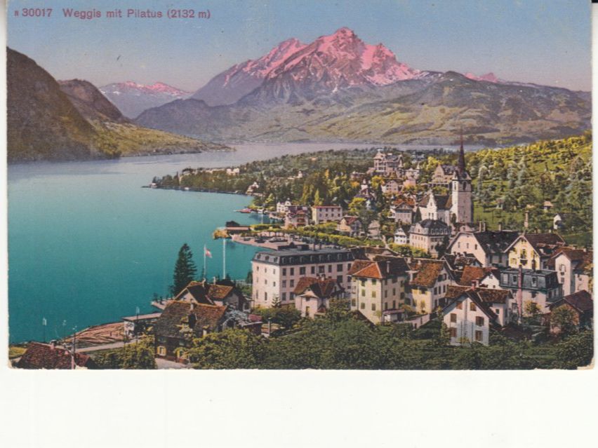Cartoline postali: Weggis 1915 – Usato da Bürglen TG venduto da StampGraf