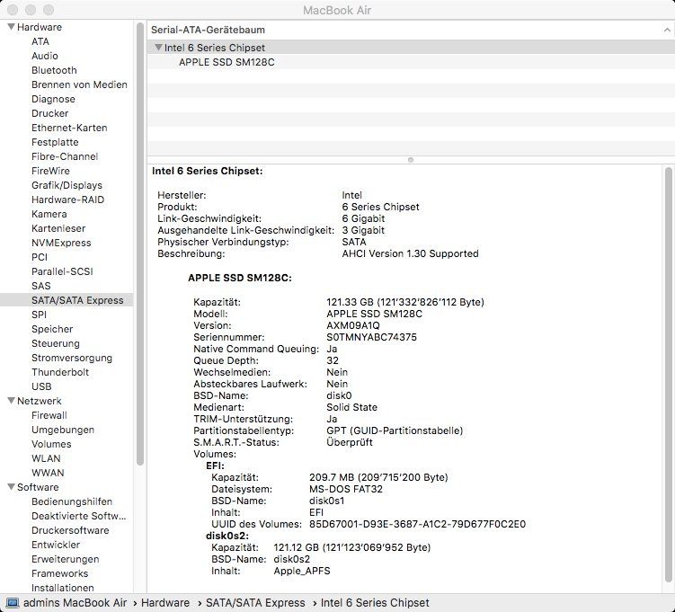 Apple Notebook: MacBook Air 13" mid 2011 / 4GB / 128GB SSD – Usato da Meisterschwanden venduto da Discus0 4