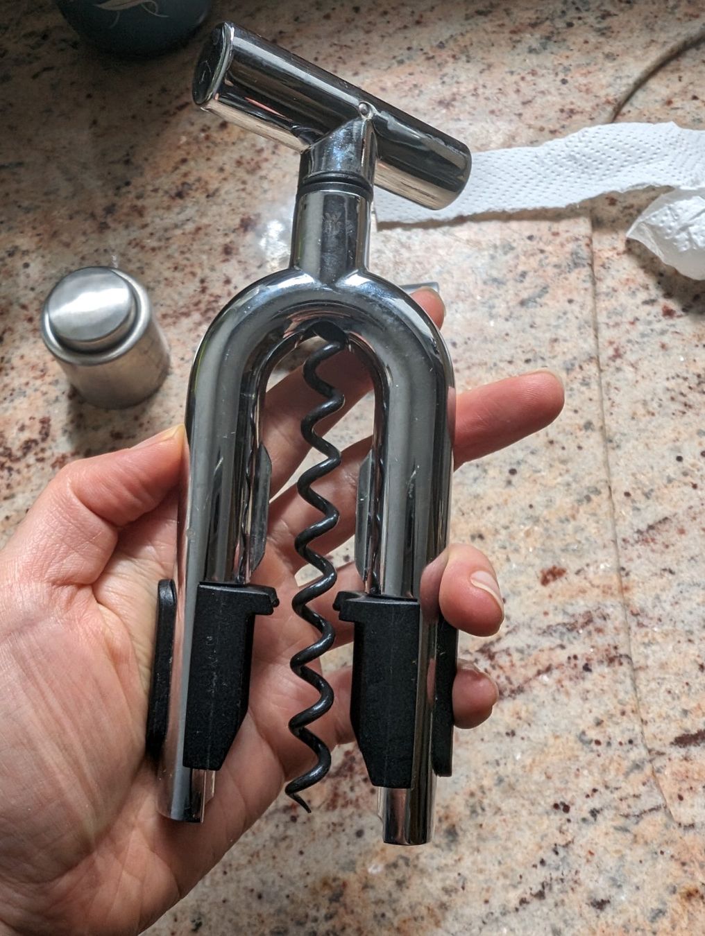 Apribottiglie & Tappi per chiusura: WMF wine bottle opener and sealer – Usato da Glis venduto da livespringly 4
