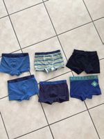 6 Boxershorts Größe 110/116