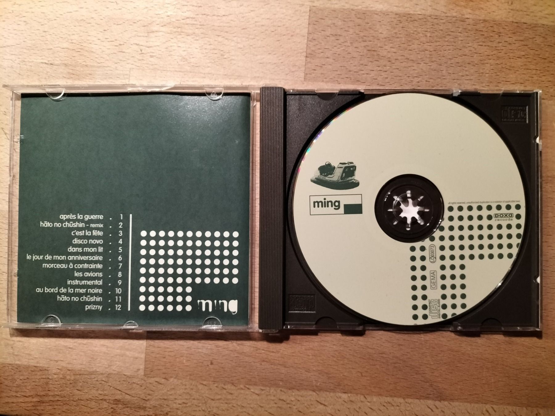 CD: Ming – Miso Mix – Usato da Biel / Bienne venduto da Music74 1