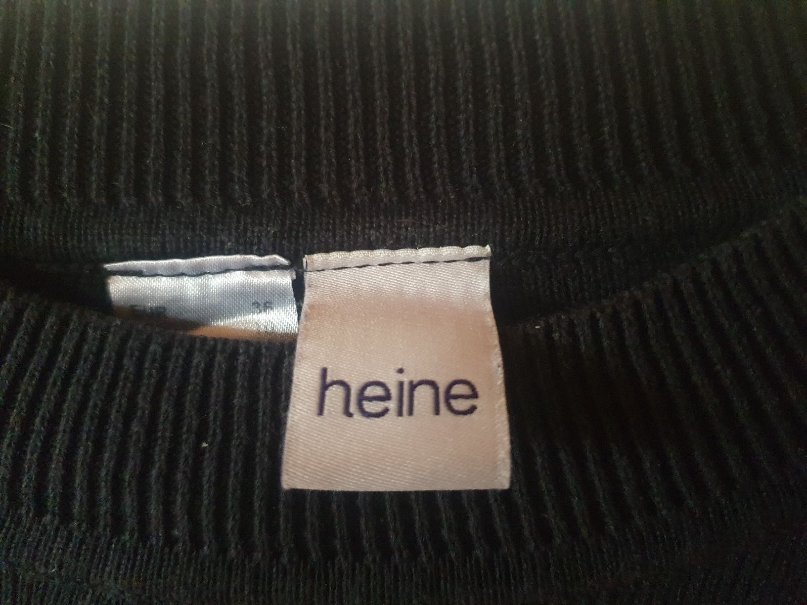 Heine Maglioni & Felpe: Heine Strickpullover, Grösse 36, Schwarz/Gelb gemustert – Usato da Lanzenneunforn venduto da nas_6nj2 1