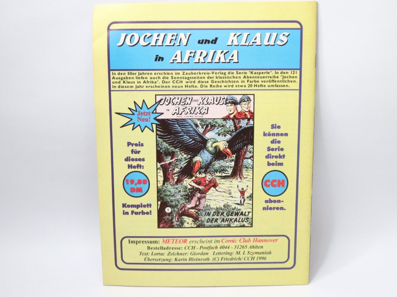 Fumetti: 1995 Comic Meteor Bedrohung für Terra – Usato da Eschenbach SG venduto da Astalavista 1