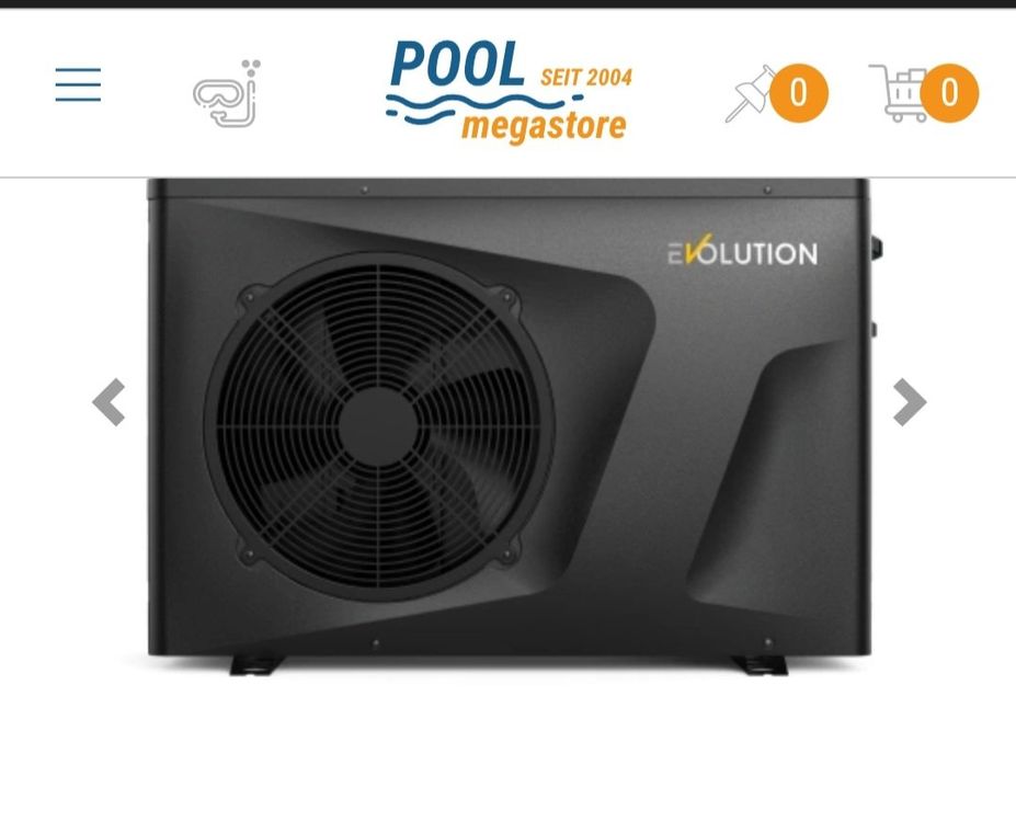 Wärmepumpe On/Off Evolution 9B/ für Schwimmingpool und Teich Kaufen