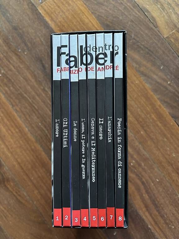 Tutti i DVDs: 8 DVD Dentro Faber - Fabrizio De André – Usato da Viganello venduto da 597_k72f