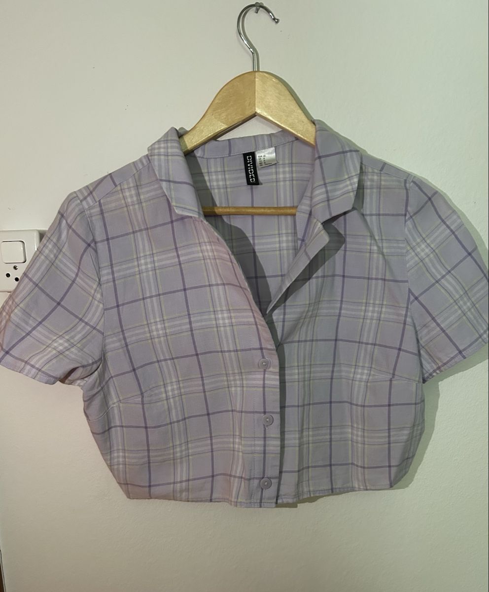 H&M Camicette: Kurzes, kartiertes Hemd – Usato da Zürich venduto da mar_jxh9